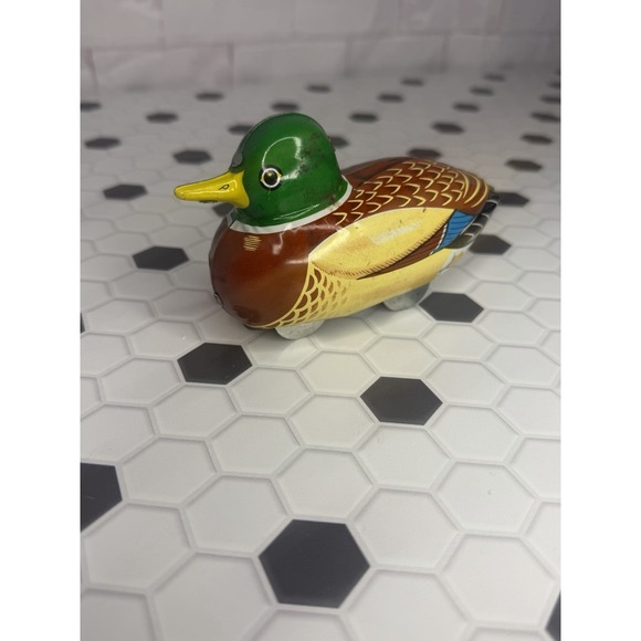 Other - Vintage 1950's Mallard Duck Wind-Up Toy